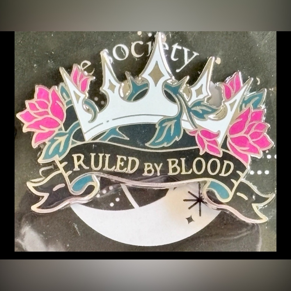 Arcane Society “Ruled By Blood” NIB Collector Enamel Pin 2022 Limited RARE